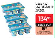 Nutriday Low Fat Smooth Yoghurt (All Variants)-8 x 6 x 100g