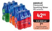 Aquelle Flavoured Sparkling Water (All Variants)-6 x 500ml