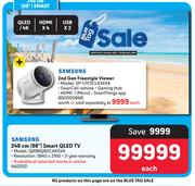 Samsung 248cm (98") Smart QLED TV QA98Q80CAKXXA Plus Samsung 2nd Gen Freestyle Viewer SP-LFF3CLAXXXA