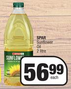 Spar Sunflower Oil-2Ltr Each