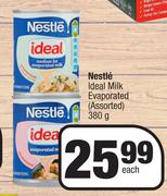 Nestle Ideal Milk Evaporated (Assorted)-380g Each