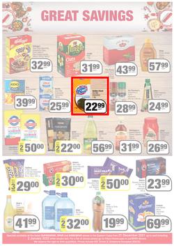 SPAR, SUPERSPAR & KWIKSPAR EASTERN CAPE (21 December 2021 - 2 January 2022) Valid In Spar: Acres, Cradock, Fleet, Superspar: Port Elizabeth, East London, Knysna, Kwikspar: Abbotsford, Butterworth, page 2