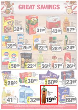 SPAR, SUPERSPAR & KWIKSPAR EASTERN CAPE (21 December 2021 - 2 January 2022) Valid In Spar: Acres, Cradock, Fleet, Superspar: Port Elizabeth, East London, Knysna, Kwikspar: Abbotsford, Butterworth, page 2