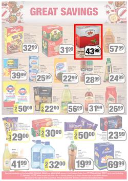 SPAR, SUPERSPAR & KWIKSPAR EASTERN CAPE (21 December 2021 - 2 January 2022) Valid In Spar: Acres, Cradock, Fleet, Superspar: Port Elizabeth, East London, Knysna, Kwikspar: Abbotsford, Butterworth, page 2