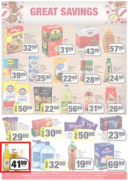 SPAR, SUPERSPAR & KWIKSPAR EASTERN CAPE (21 December 2021 - 2 January 2022) Valid In Spar: Acres, Cradock, Fleet, Superspar: Port Elizabeth, East London, Knysna, Kwikspar: Abbotsford, Butterworth, page 2