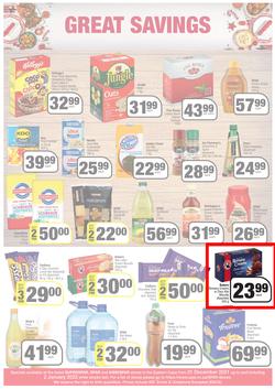 SPAR, SUPERSPAR & KWIKSPAR EASTERN CAPE (21 December 2021 - 2 January 2022) Valid In Spar: Acres, Cradock, Fleet, Superspar: Port Elizabeth, East London, Knysna, Kwikspar: Abbotsford, Butterworth, page 2