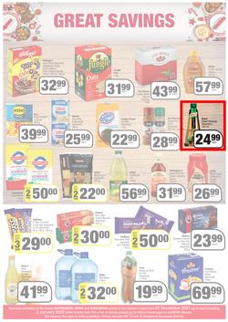 SPAR, SUPERSPAR & KWIKSPAR EASTERN CAPE (21 December 2021 - 2 January 2022) Valid In Spar: Acres, Cradock, Fleet, Superspar: Port Elizabeth, East London, Knysna, Kwikspar: Abbotsford, Butterworth, page 2