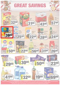 SPAR, SUPERSPAR & KWIKSPAR EASTERN CAPE (21 December 2021 - 2 January 2022) Valid In Spar: Acres, Cradock, Fleet, Superspar: Port Elizabeth, East London, Knysna, Kwikspar: Abbotsford, Butterworth, page 2