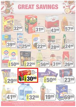 SPAR, SUPERSPAR & KWIKSPAR EASTERN CAPE (21 December 2021 - 2 January 2022) Valid In Spar: Acres, Cradock, Fleet, Superspar: Port Elizabeth, East London, Knysna, Kwikspar: Abbotsford, Butterworth, page 2