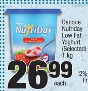 Danone Nutriday Low Fat Yoghurt (Selected)-1Kg Each