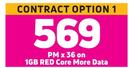 Apple iphone 12 64GB Smartphone-On 1GB Red Core More Data (36 Months)