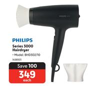 Philips Series 3000 Hairdryer BHD302/10 438551