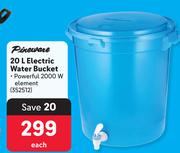 Pineware 20L Electric Water Bucket-Each