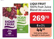 Liqui Fruit 100% Fruit Juice Blend (All Variants)-6 x 2L