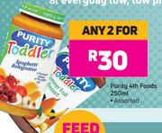 Purity 4th Foods Assorted-For Any 2 x 250ml