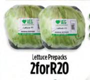 Lettuce Prepacks-For 2