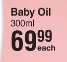 Johnson's Baby Oil-300ml Each