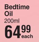 Johnson's Bedtime Oil-200ml Each