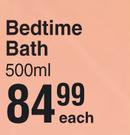 Johnson's Bedtime Bath-500ml Each