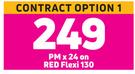 2 x Samsung Galaxy A03 4G Smartphone-On Red Flexi 130 + On Promo 70