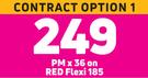 2 x Samsung Galaxy A13 4G Smartphone-On Red Flexi 185 + On Promo 70