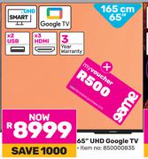 Skyworth 65"(165cm) UHD Google TV 