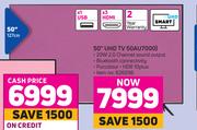 Samsung 50" (127cm) UHD TV 50AU7000