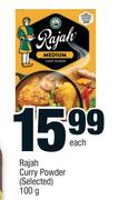 Rajah Curry Powder (Selected)-100g Each