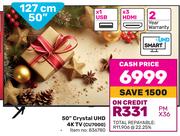 Samsung 50"(127cm) Crystal UHD 4K TV CU7000