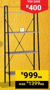  Home & Kitchen Nevis 4 Tier Ladder Shelf-Each
