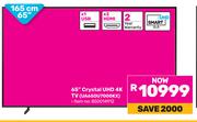Samsung 165cm (65") Crystal UHD 4K TV UA65DU7000KX