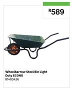 Econo Wheelbarrow Steel Bin Light Duty 81485426