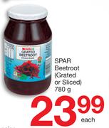 Spar Beetroot Grated Or Sliced-780g Each