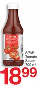 Spar Tomao Sauce-700ml