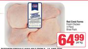 Red Crest Farms Fresh Chicken 4 Piece Braai Pack-Per Kg