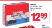 SaveMor Lemon, Chocolate Creams Biscuits-180g