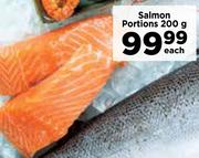 Salmon Portions-200g Each