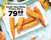 Pacific West Panko Prawns-200g Each