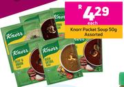 Knorr Packet Soup 50g Assorted- Each