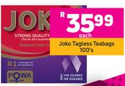 Joko Tagless Teabags 100's