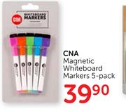 CNA Magnetic Whiteboard Markers 5-Pack