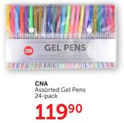 CNA Assorted Gel pens 24-Pack