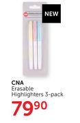CNA Erasable Highlighters 3-Pack