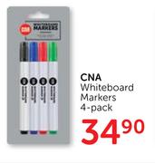 CNA Whiteboard Markers 4-Pack