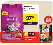 Whiskas Dry Cat Food-900g Each