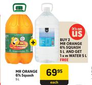 Mr Orange 6% Squash-5L