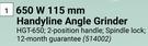 Ryobi 650W 115m Handyline Angle Grinder 514002-Each