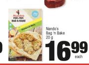 Nando's Bag n Bake-20g Each