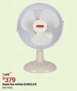 Eurolux Desk Fan (White) 81477925