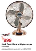 Desk Fan 4 Blade (Antique Copper) 81477993